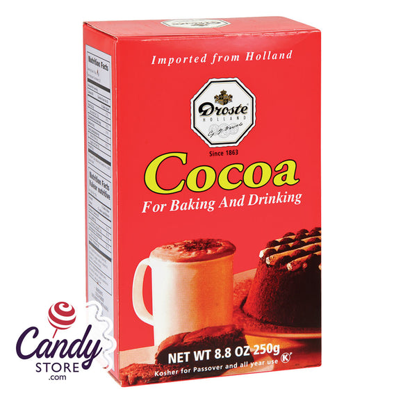 Droste Cocoa Powder 8.8oz Box - 12ct CandyStore.com