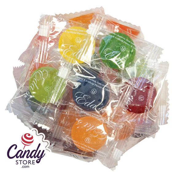 Eda's Sugar Free Assorted Fruit Hard Candies - 15lb CandyStore.com