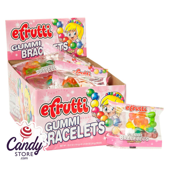 Efrutti Gummi Bracelets 0.32oz - 40ct CandyStore.com
