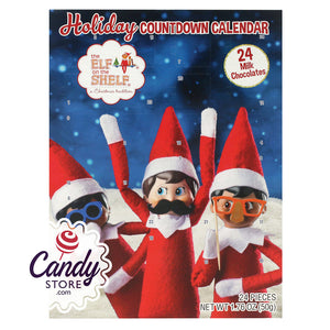 Elf On The Shelf Advent Calendar Milk Chocolate 1.76oz - 12ct CandyStore.com