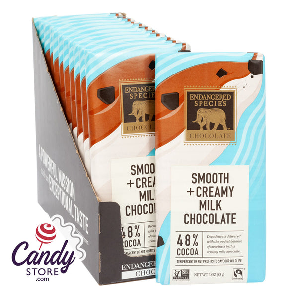 Endangered Species Milk Chocolate 3oz Bar - 12ct – CandyStore.com