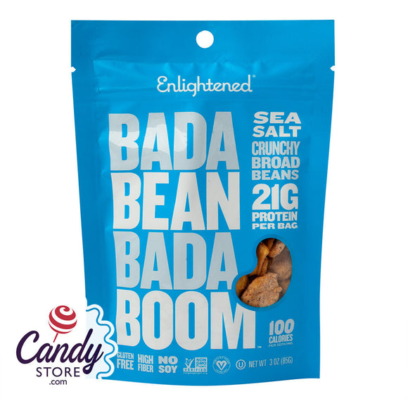 Enlightened Bada Bean Bada Boom Sea Salt 3oz Peg Bags - 6ct CandyStore.com