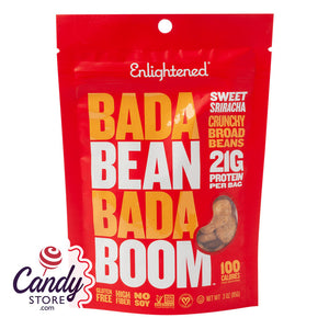Enlightened Bada Bean Bada Boom Sweet Sriracha 3oz Peg Bags - 6ct CandyStore.com