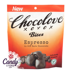 Espresso Chocolove Bites 3.5oz Pouch - 8ct CandyStore.com