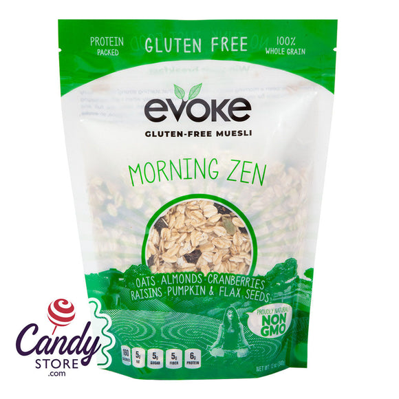 Evoke Gluten Free Morning Zen Muesli 12oz Pouch - 6ct CandyStore.com