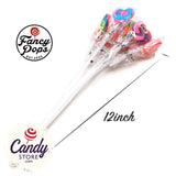 Fancy Pops Rainbow Hearts Lollipops - 100ct CandyStore.com