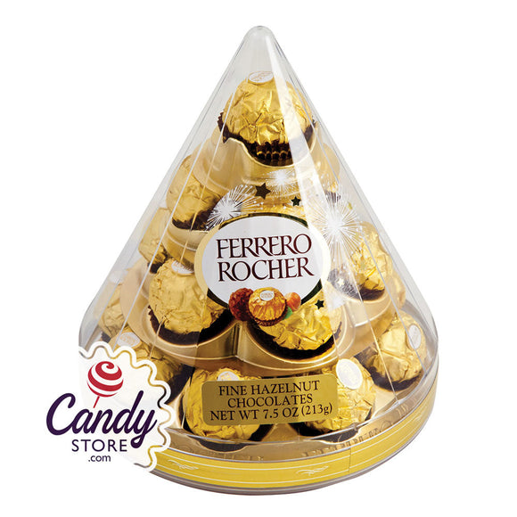 Ferrero Rocher Cone 17-Piece 7.5oz - 4ct CandyStore.com