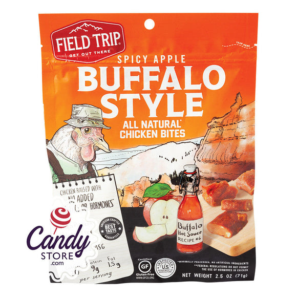 Field Trip Spicy Buffalo Apple Chicken Bites 2.2oz Peg Bags - 9ct CandyStore.com
