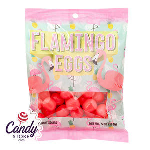 Flamingo Eggs Amusemints 5oz Peg Bags - 12ct CandyStore.com