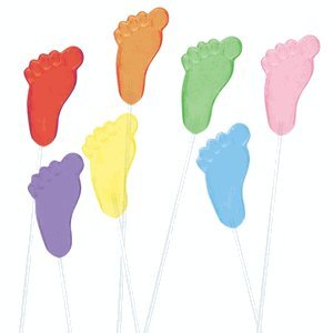 Foot Pops Assorted Colors - 120ct CandyStore.com