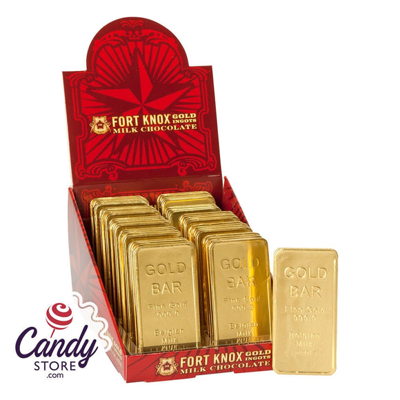 Fort Knox Chocolate Gold Bars - 40ct CandyStore.com