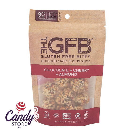 GFB Chocolate Cherry Almond Gluten Free Bites 4oz Peg Bags - 6ct CandyStore.com