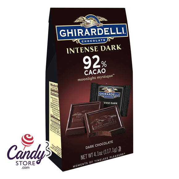 Ghirardelli 92% Cocoa Moonlight Mystique Intense Dark Chocolate 4.1oz Bag - 6ct CandyStore.com