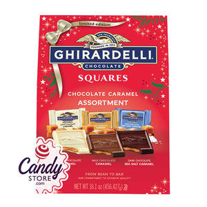 Ghirardelli Chocolate Caramel Squares Assorted 16.1oz Bags CandyStore.com