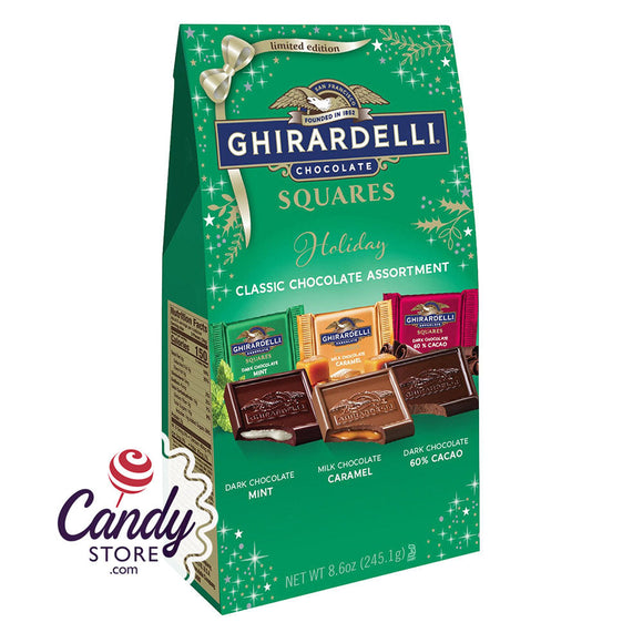 Ghirardelli Classic Assorted Squares 8.6oz Large Bags - 12ct CandyStore.com