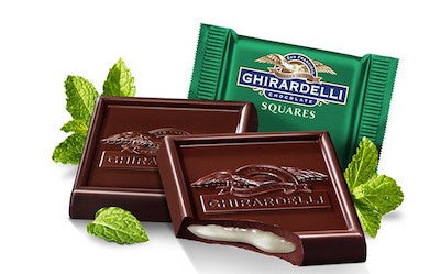 Ghirardelli Dark Chocolate and Mint Squares - 430ct CandyStore.com
