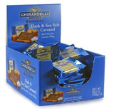 Ghirardelli Dark Chocolate and Sea Salt Caramel Squares Caddy - 50ct CandyStore.com