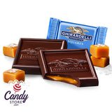 Ghirardelli Dark and Sea Salt Caramel Squares Bags - 6ct CandyStore.com