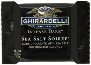 Ghirardelli Intense Dark Chocolate Sea Salt Soiree Squares - 540ct CandyStore.com