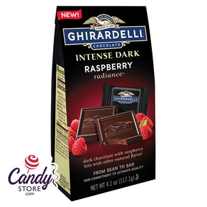 Ghirardelli Intense Dark Raspberry Radiance 4.1oz Pouch - 6ct CandyStore.com