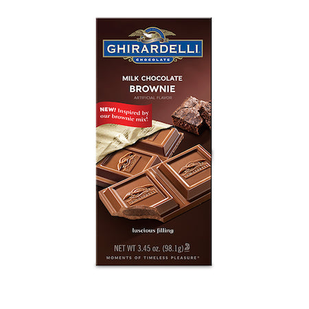 Ghirardelli Milk Chocolate Brownie Bars - 12ct CandyStore.com