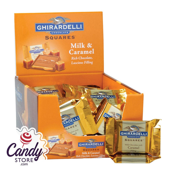 Ghirardelli Milk Chocolate Caramel Squares - 50ct CandyStore.com