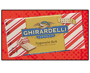 Ghirardelli Peppermint Bark Chocolate Bars - 14ct CandyStore.com