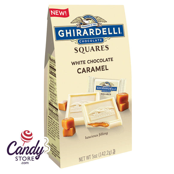 Ghirardelli Square White Chocolate Caramel 5oz Pouch - 6ct CandyStore.com