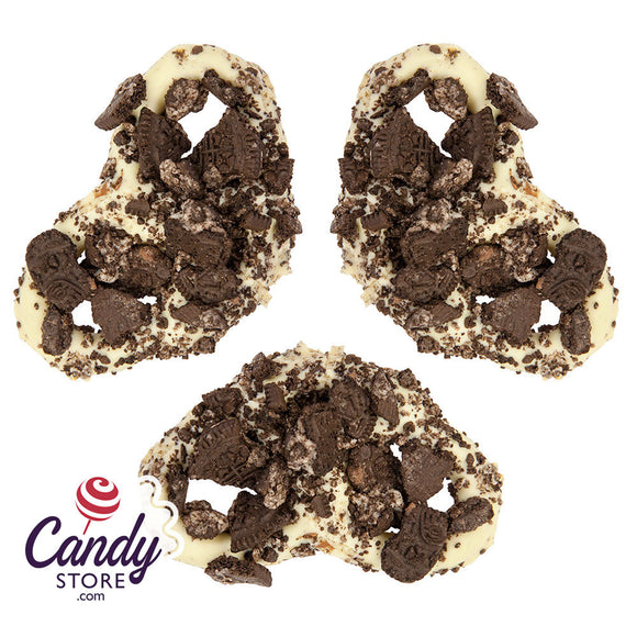 Giambri's Cookies And Cream White Chocolate Covered Pretzel - 3lb CandyStore.com