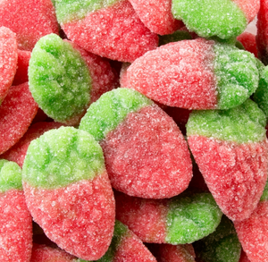 Giant Sour Gummi Strawberries - 5lb CandyStore.com