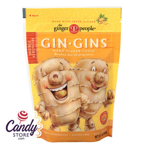 Ginger People Gin Gins Hard Candy 3oz Bag - 12ct CandyStore.com