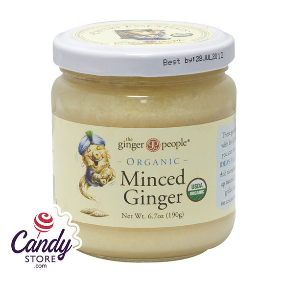 Ginger People Organic Minced Ginger 6.7oz Jar - 12ct CandyStore.com