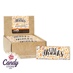 Give Thanks Milk Chocolate 1.75oz Bar - 24ct CandyStore.com