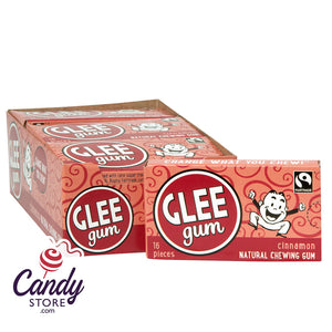 Glee Gum Cinnamon Natural Chewing Gum - 12ct CandyStore.com