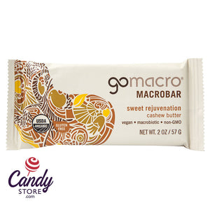 Go Macro Cashew Butter 2.3oz Bar - 12ct CandyStore.com