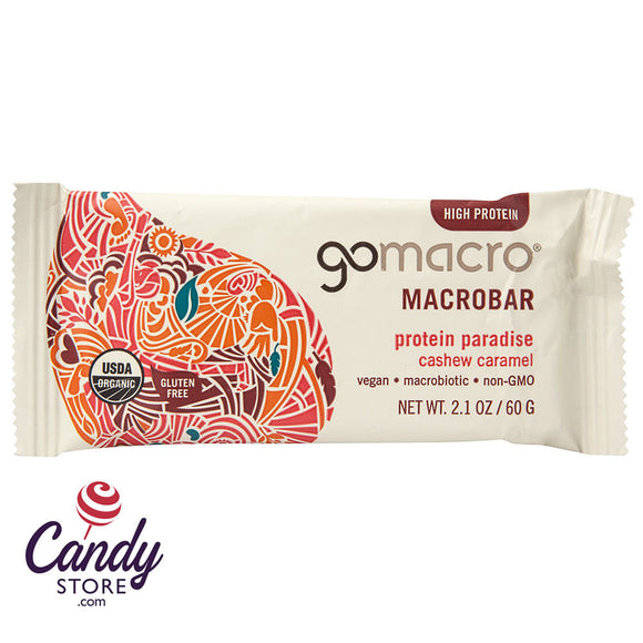 Go Macro Cashew Caramel 2oz Bar - 12ct CandyStore.com