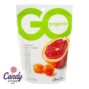 Go Organic Blood Orange Hard Candy 3.5oz Pouch - 6ct CandyStore.com