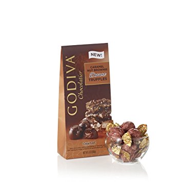 Godiva Caramel Nut Brownie Desert Truffles Bags - 6ct CandyStore.com