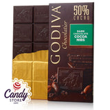 Godiva Dark Chocolate Nibs Tablet Bars - 10ct CandyStore.com