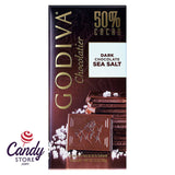 Godiva Dark Chocolate Sea Salt Tablet Bars - 10ct CandyStore.com