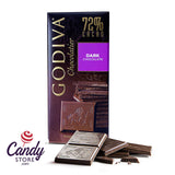 Godiva Dark Chocolate Tablet Bars - 10ct CandyStore.com