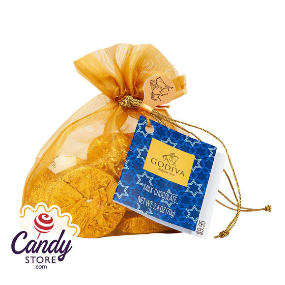 Godiva Hannukah Gold Coin 2.4oz Bag - 24ct CandyStore.com