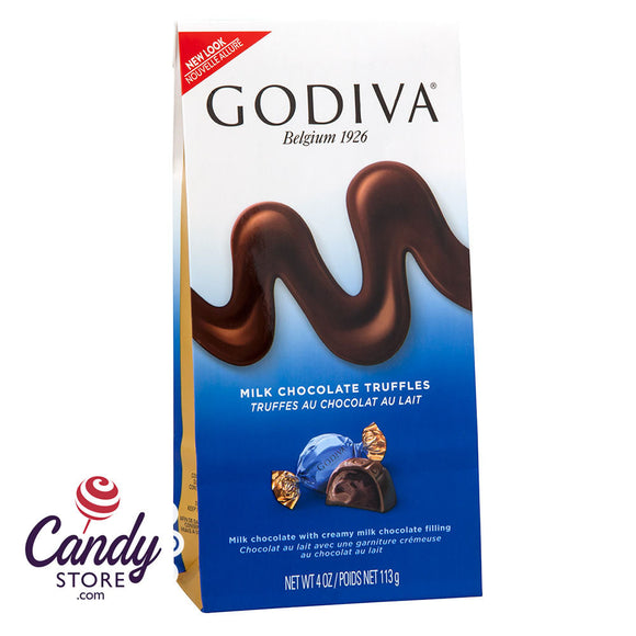 Godiva Milk Chocolate Truffles 4oz Bag - 6ct CandyStore.com