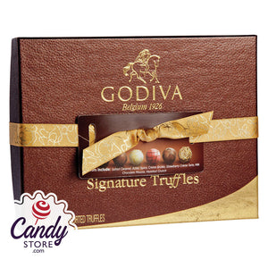 Godiva Signature Chocolate Truffles Gift Box 12-Piece - 12ct Boxes CandyStore.com