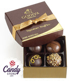 Godiva Signature Truffles Gift Box 4-Piece - 12ct Boxes CandyStore.com