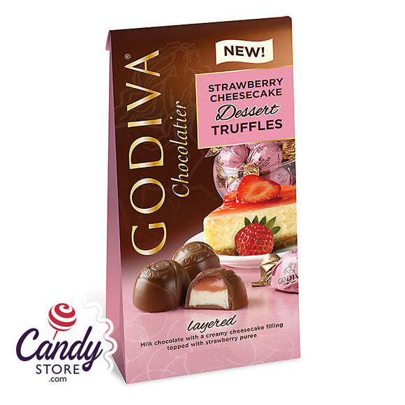 Godiva Strawberry Cheesecake Dessert Truffles Bags - 6ct CandyStore.com