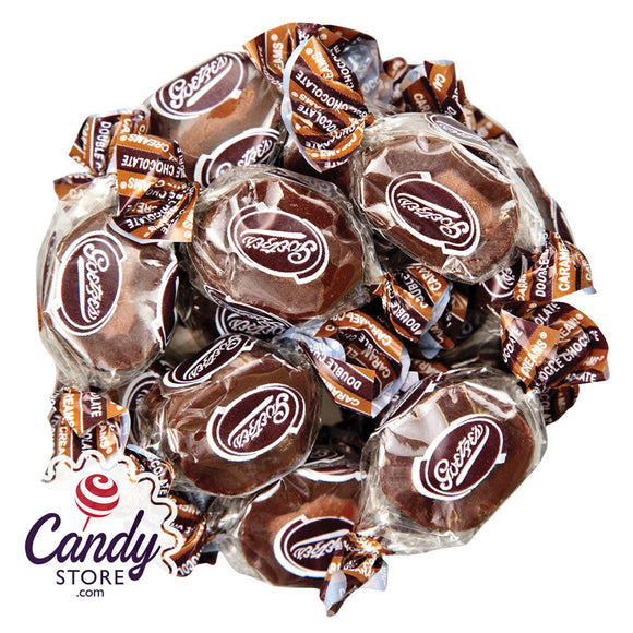 Goetze Double Chocolate Caramel Creams - 10lb CandyStore.com