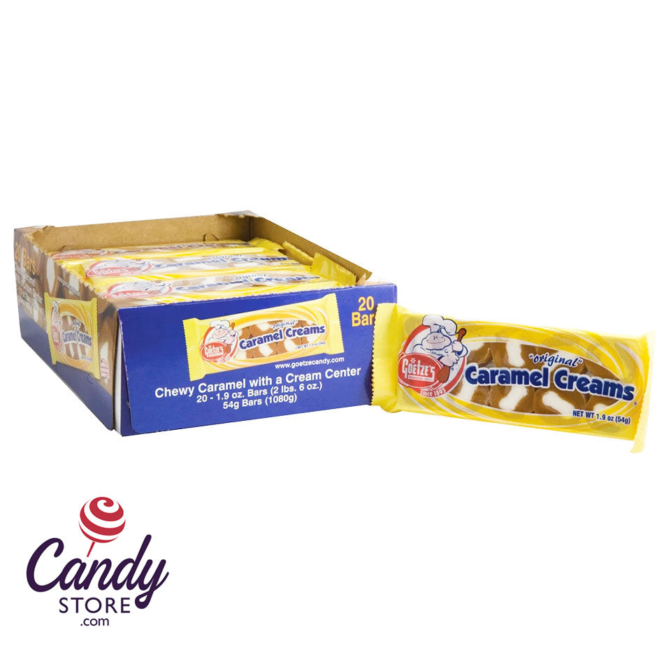 Goetze's Caramel Creams Bars - 20ct | CandyStore.com