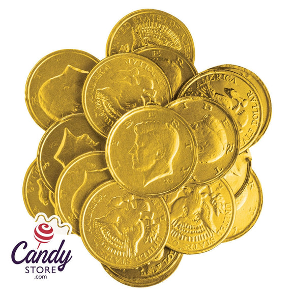 Gold Chocolate Coins - 6lb Bulk CandyStore.com