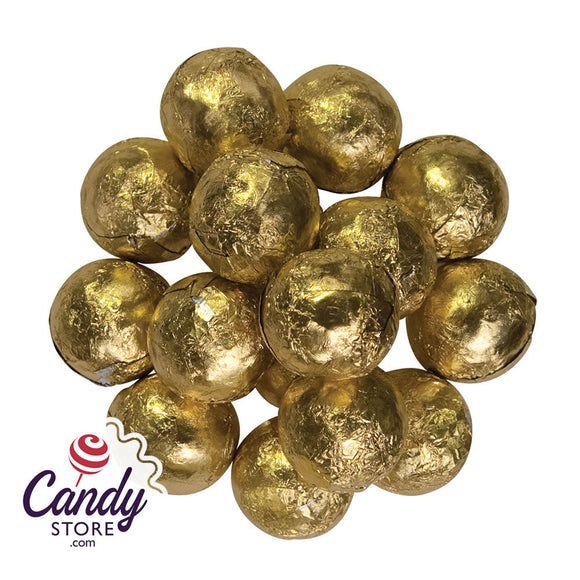 Gold Foiled Milk Chocolate Marble - 10lb CandyStore.com